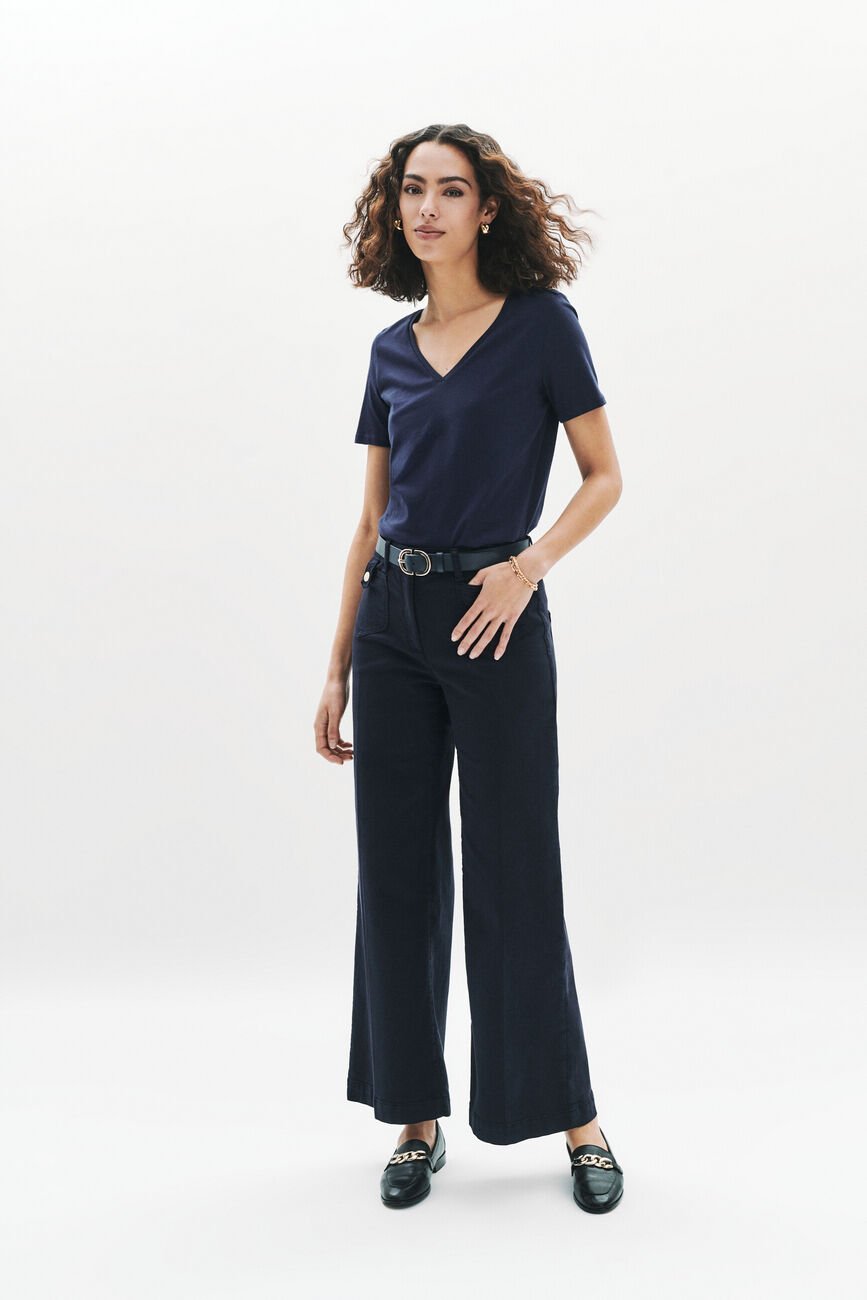 t-shirt manon bleu marine femme