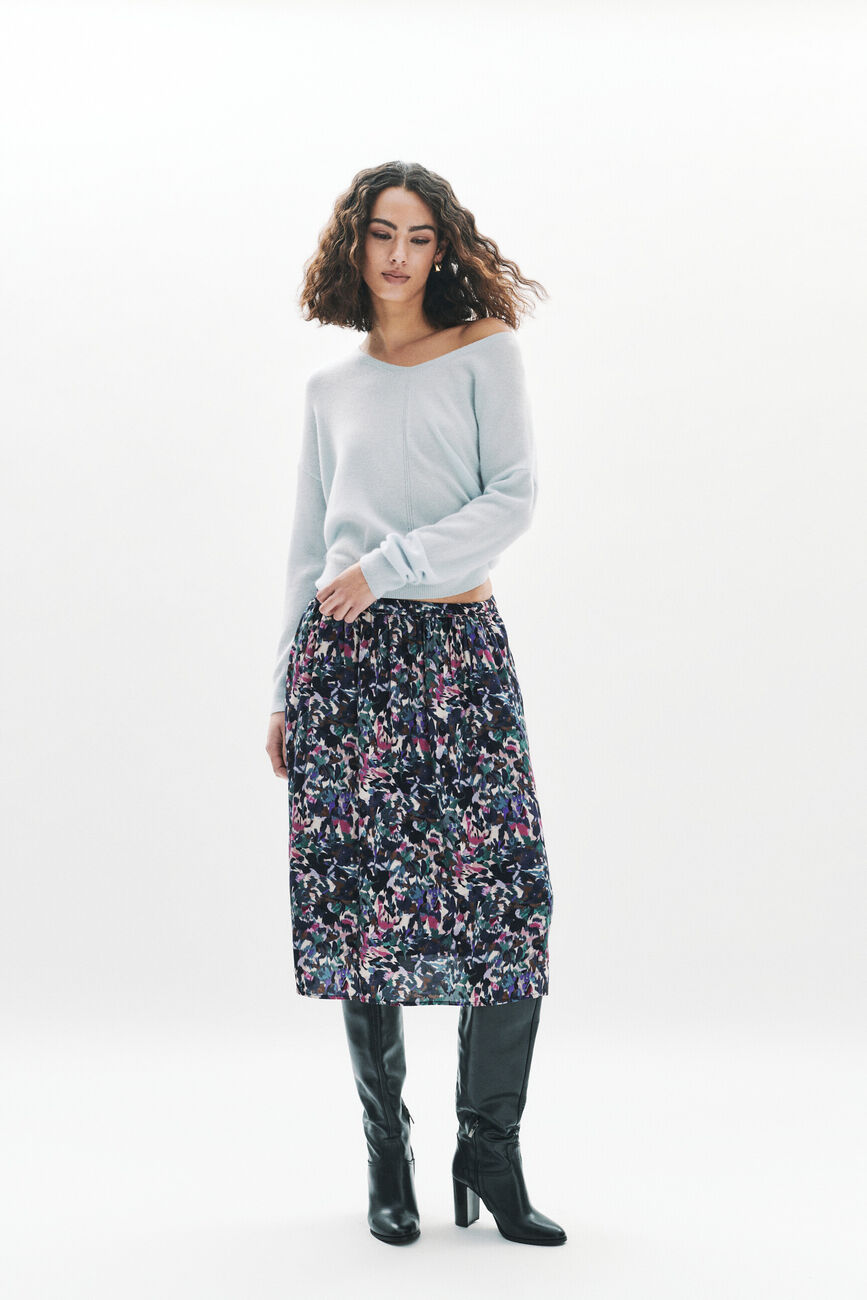 Jupe Jolina vert kaki femme