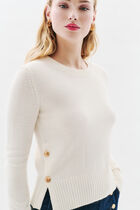 Maden sweater ecru woman