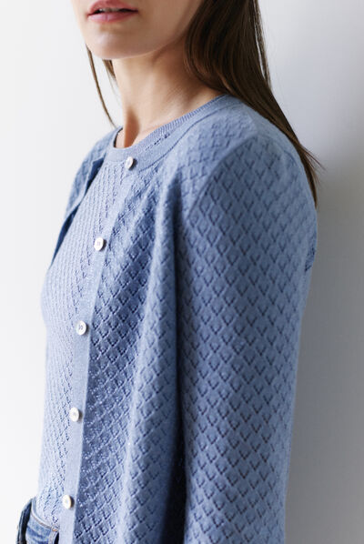 Malha Cesario denim stone mulher