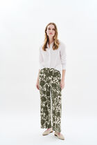 Panda trousers khaki green woman