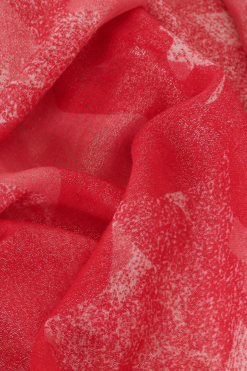 Foulard Louisa rose clair femme
