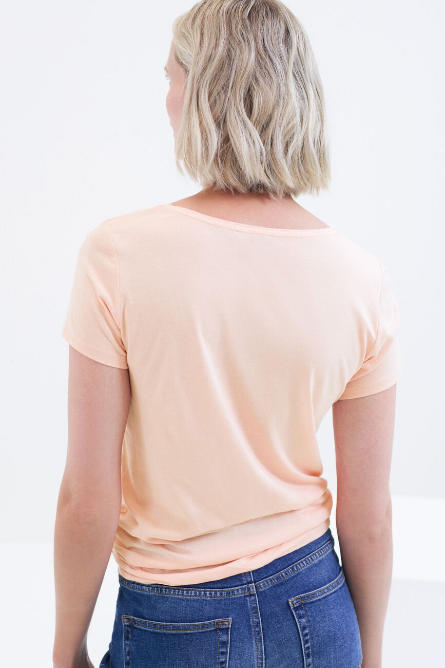 T-shirt Janice Toutes à l'école fushiaroze vrouw