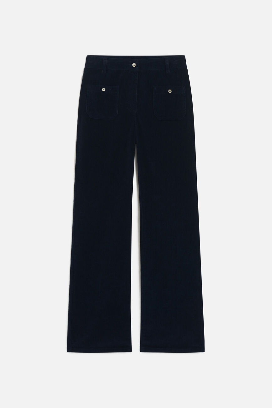 Pantaloni Pelley blu navy donna