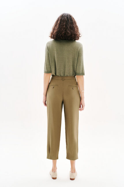 Pantalon Pvicky vert kaki femme