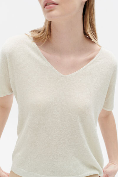 Pull milane ivoire femme