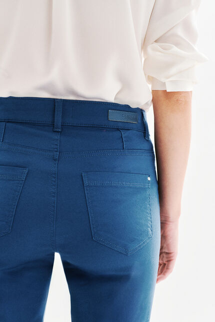 Pantalón pirata mason denim piedra mujer