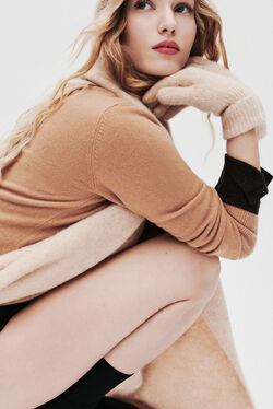 Goany gloves light grey woman