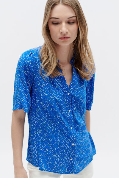 Camicia carla3 blu navy donna