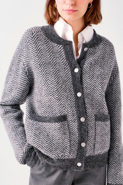 Giacca Mjessie grigio scuro donna