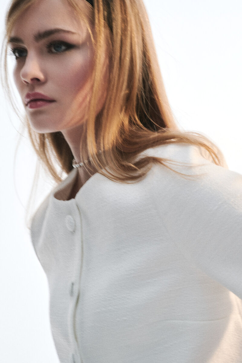 Chemisier Cmilly ecru femme