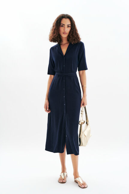 Robe Rtifanny2 bleu marine femme