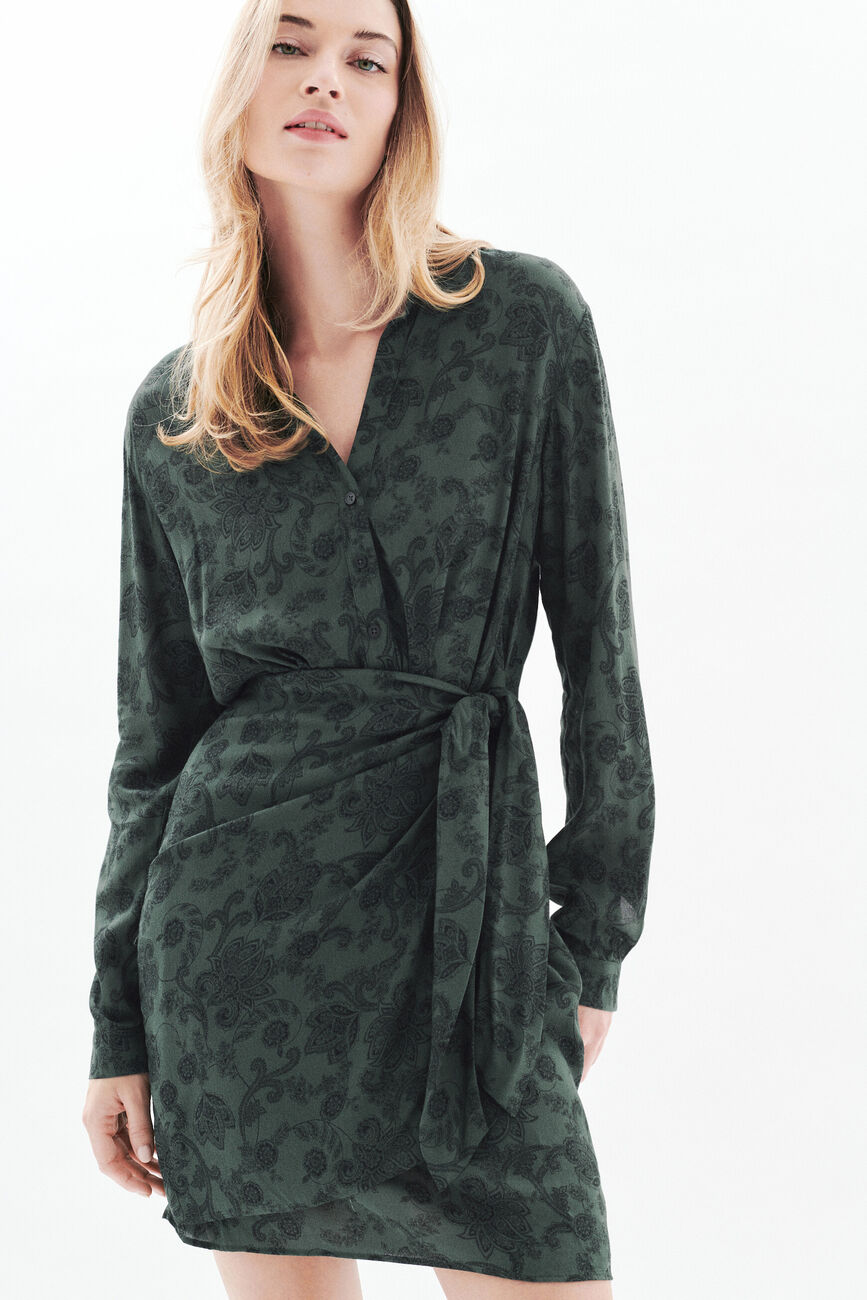 Rashley dress dark green woman