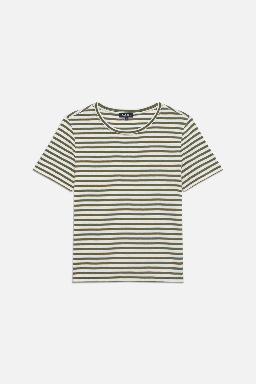 T-shirt Thea1 vert kaki femme
