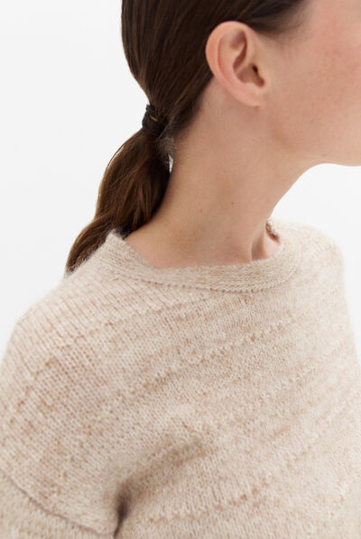 pull natalia camel femme