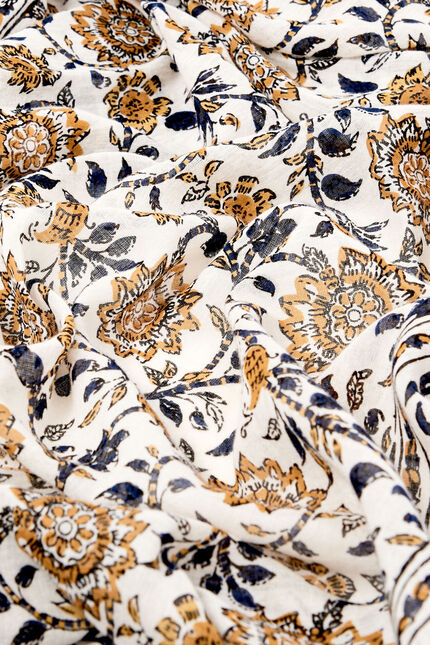 Foulard Lindie bleu marine femme