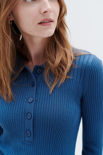 Pull marcus denim stone femme