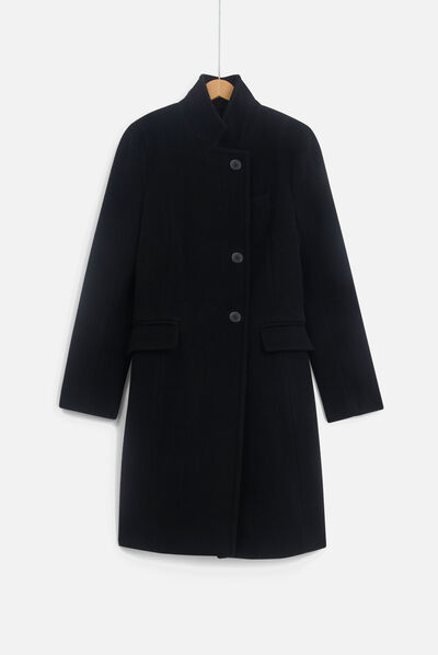 manteau jacques noir femme