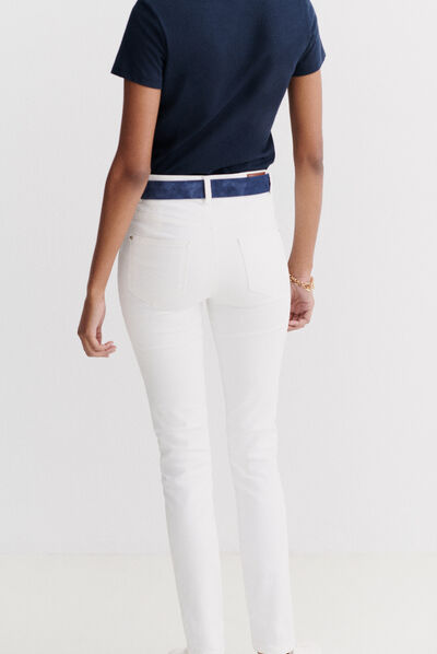pantalon tom blanc femme