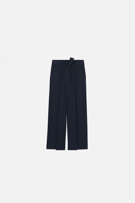 Pantalon phenriette bleu marine femme