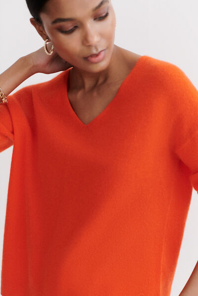 pull thelma orange femme