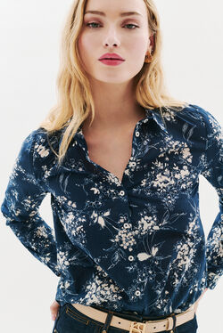 Camisa Jessica7 azul-marinho mulher