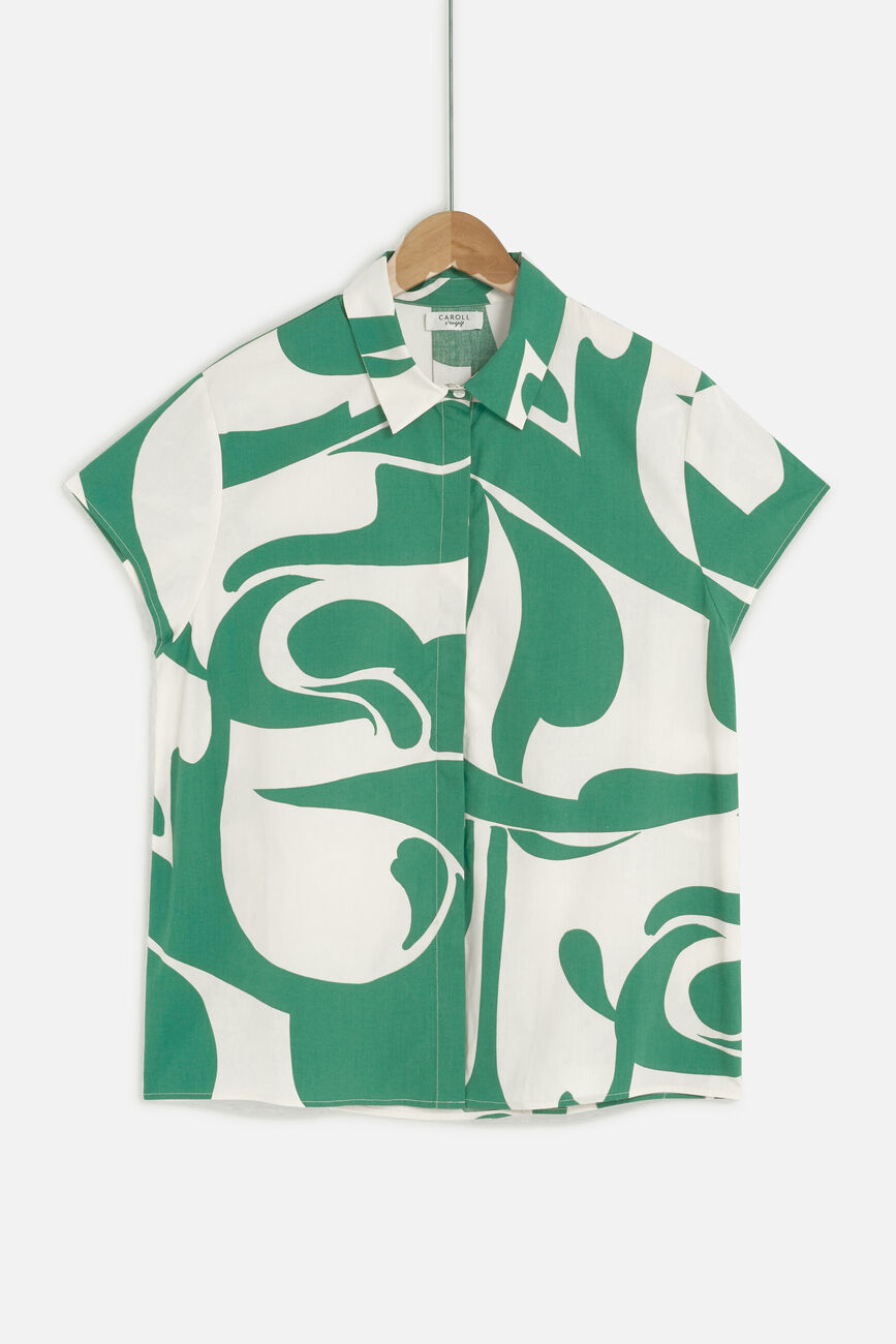 Canemone blouse mint green woman