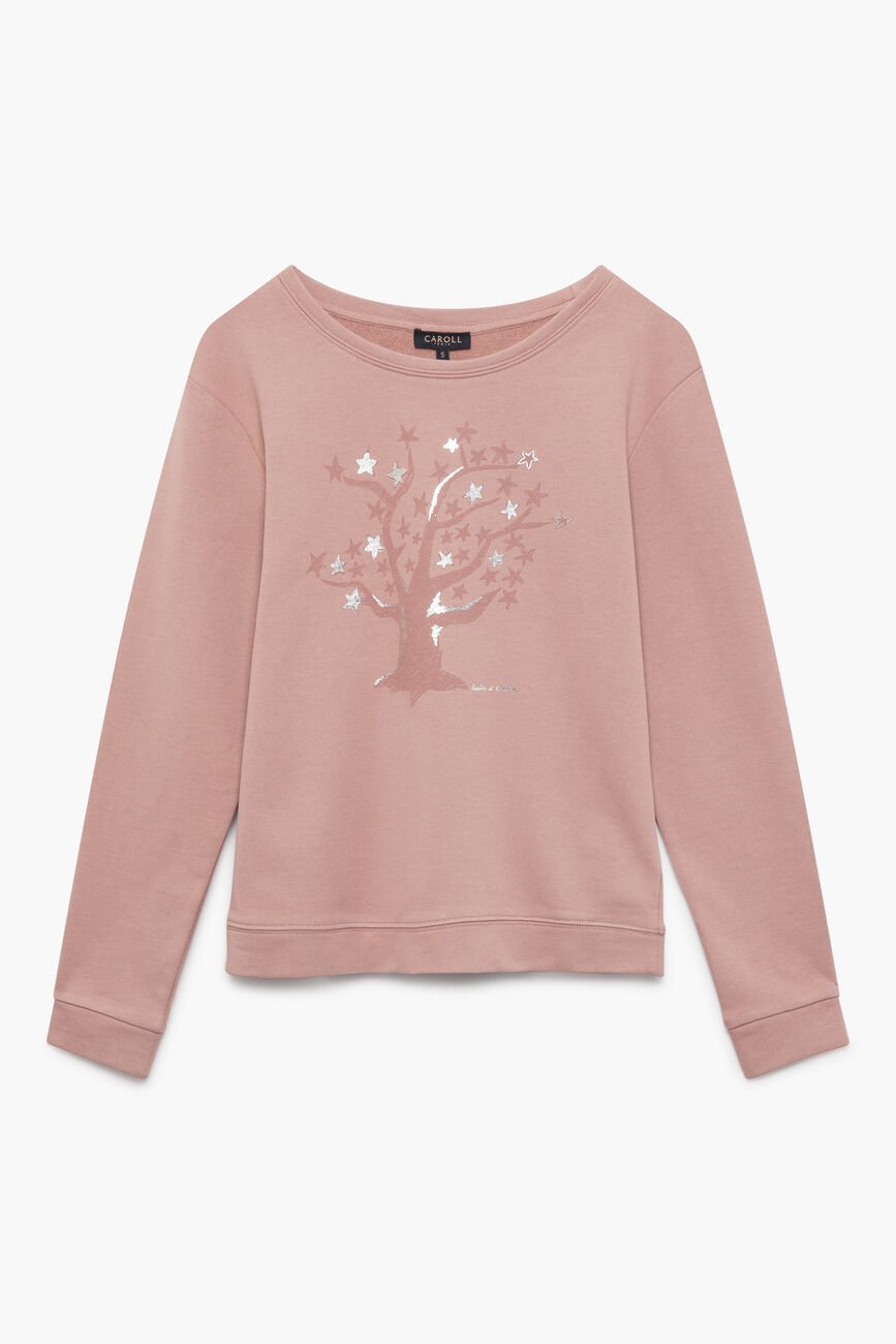 Sweatshirt Lamia rot damen