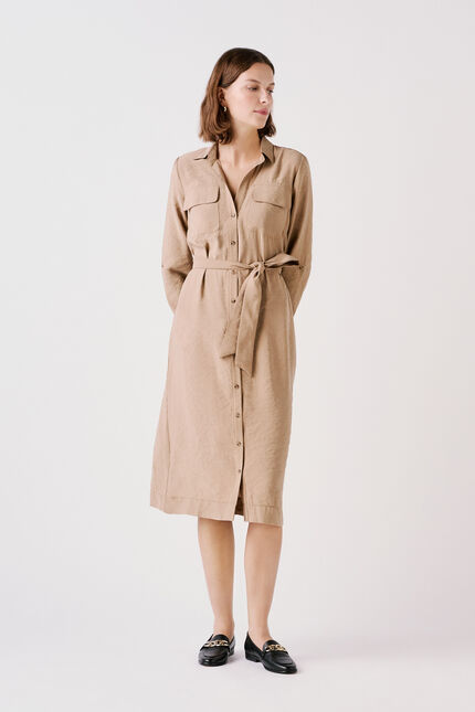 Kleid ralyson sandfarben damen