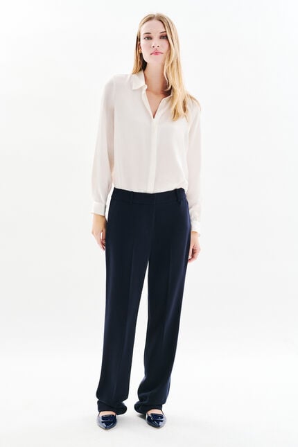 Broek Pclement marineblauw vrouw