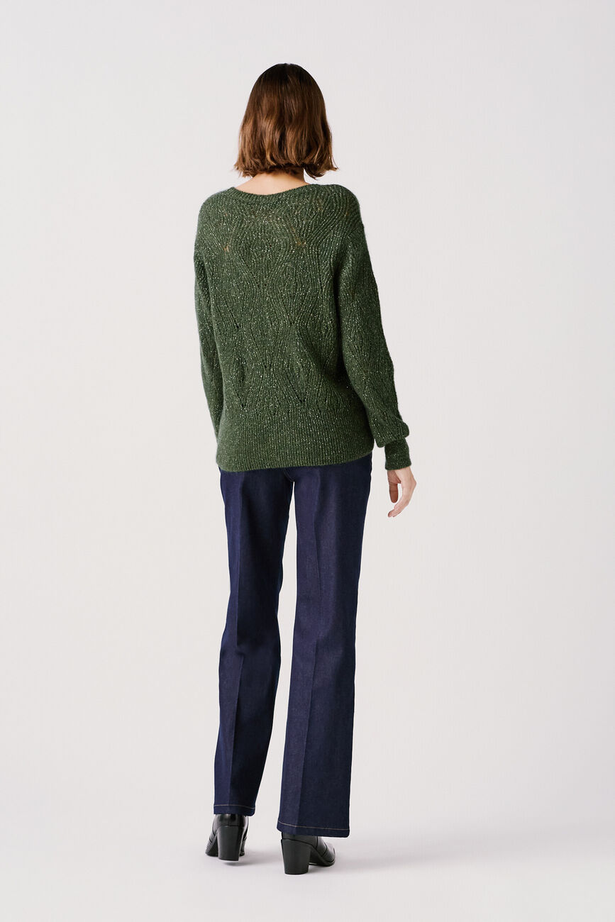 Mgordon Made in Italy sweater light green woman