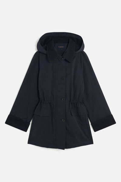 Parka gunter bleu marine femme