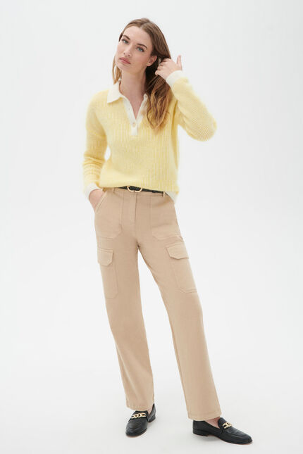 Pantalon parks marron femme