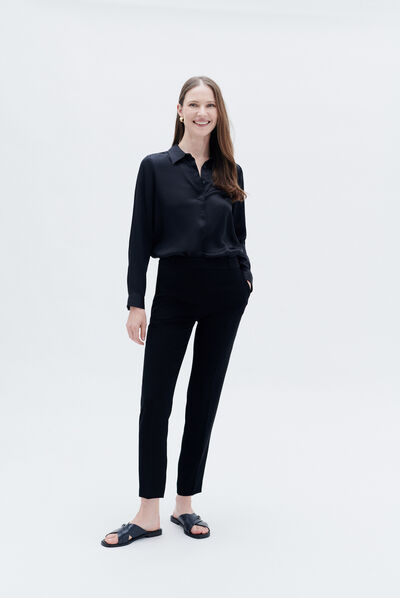 Camisa Cjamie1 preto mulher
