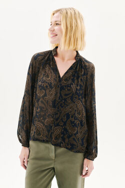 Csylvia blouse navy blue woman
