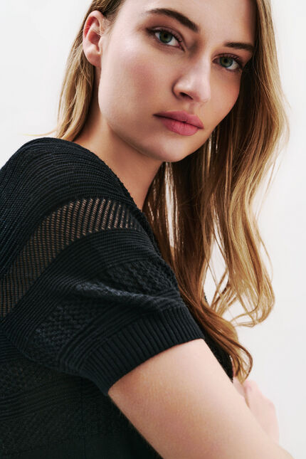 Maglione Mdoris nero donna