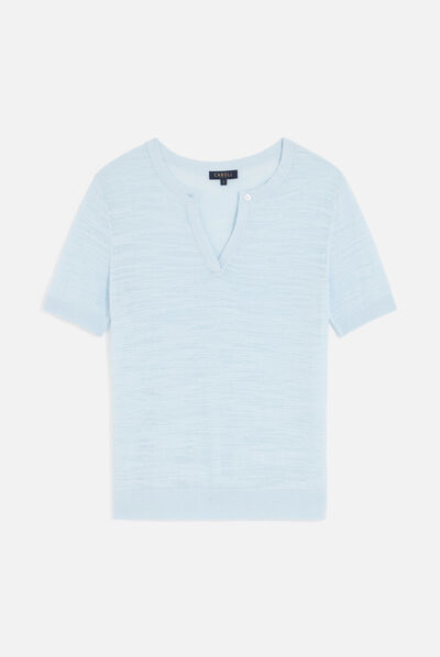 Pull mtessa bleu ciel femme