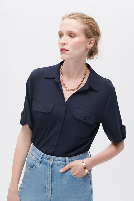 T-shirt testelo bleu marine femme