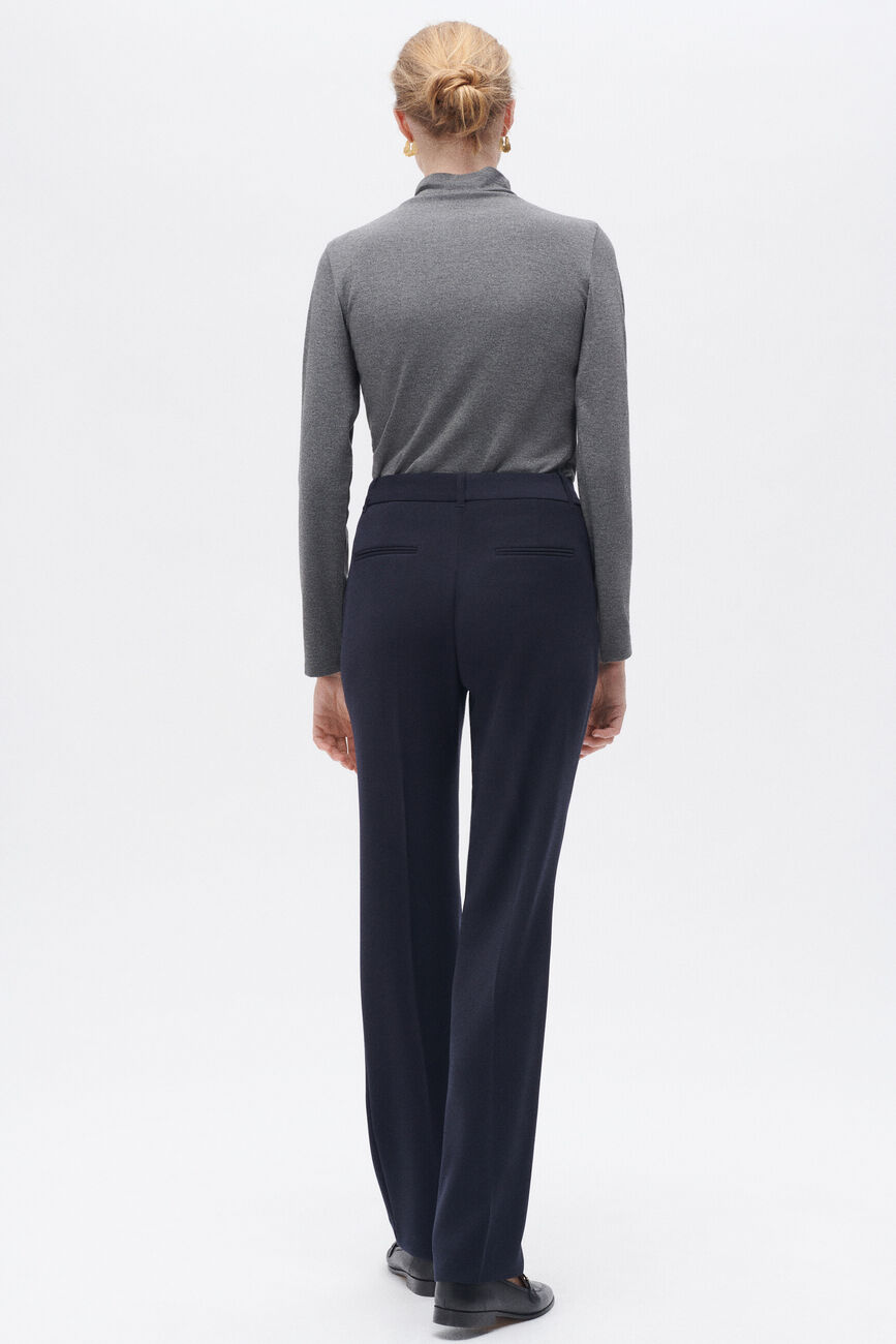 Broek Pclement marineblauw vrouw