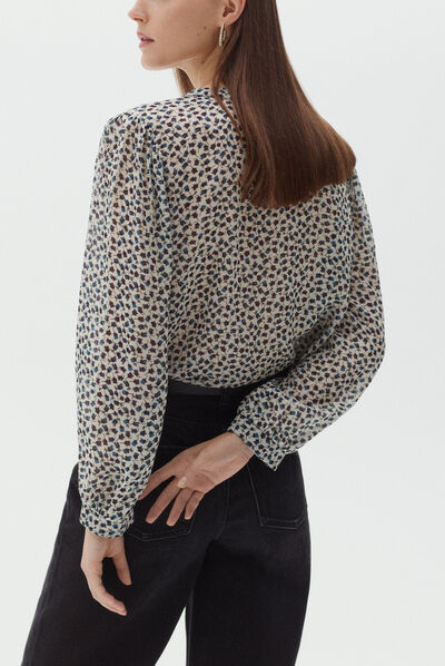 chemisier pacey ivoire femme
