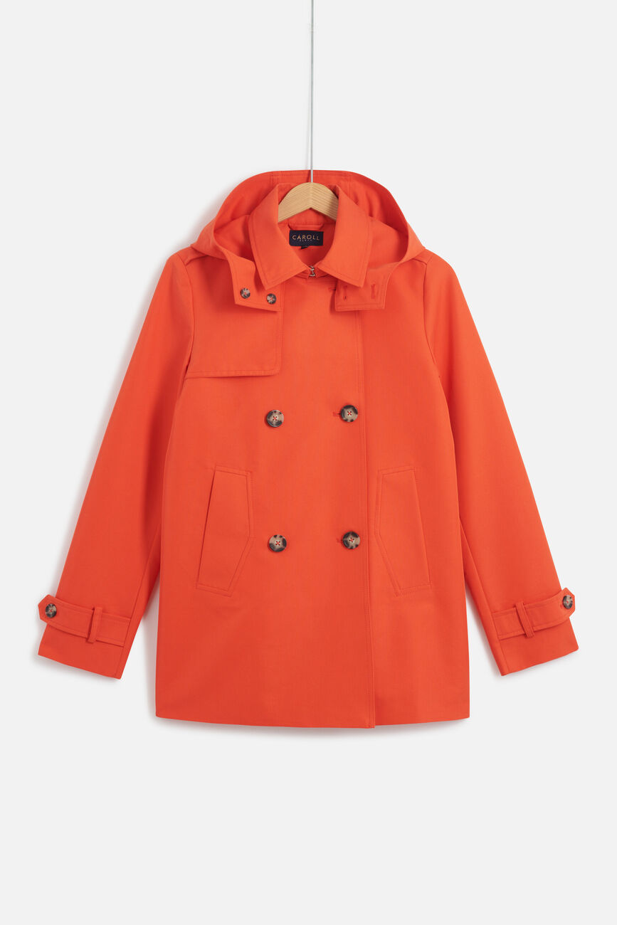 trench berlin b orange femme