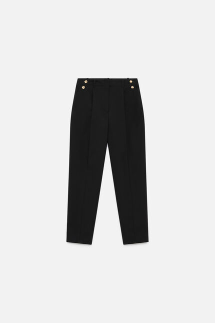 Pantalon Polygone noir femme