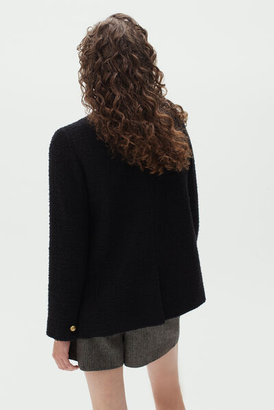 veste nelly noir femme