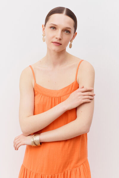 robe amanda orange femme