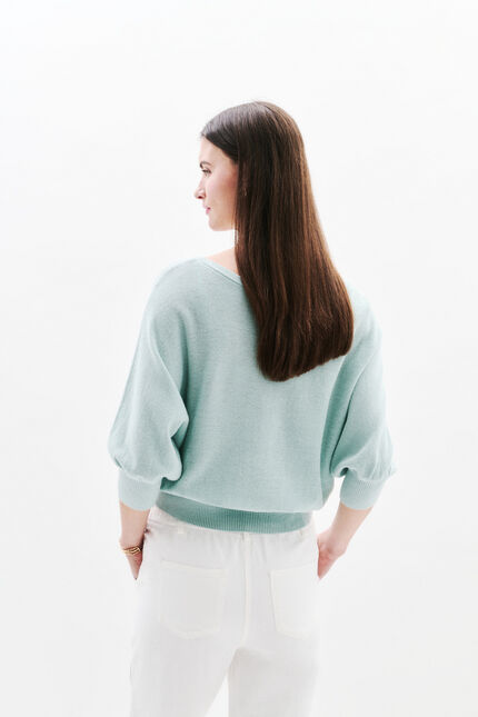 Oversized trui Joan mintgroen vrouw