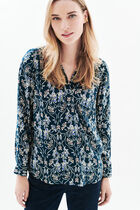 Lovely shirt navy blue woman