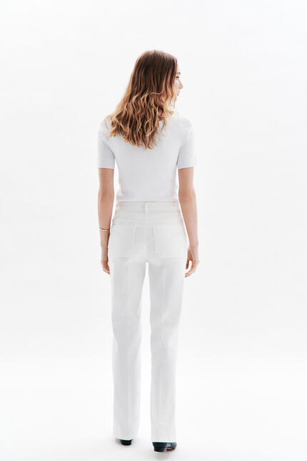 Pantalon Pelley2 blanc femme