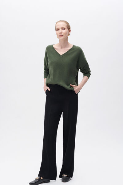 pull maïwen vert clair femme