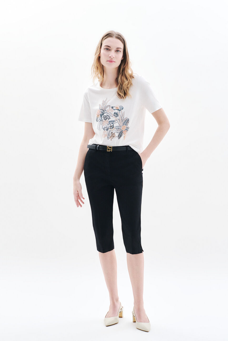 T-shirt Tserpenti gris foncé femme