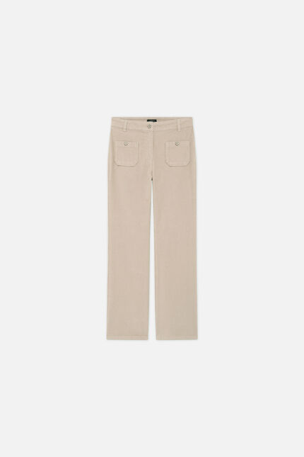 Pantaloni Pelley beige donna